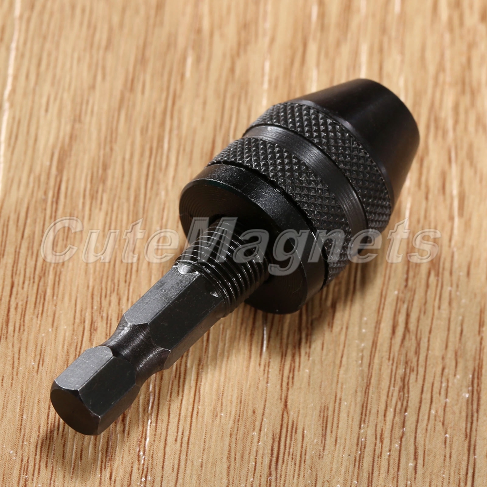 0.33.6mm Keyless Drill Bit Impact Driver Conversion Chuck Adapter Hex