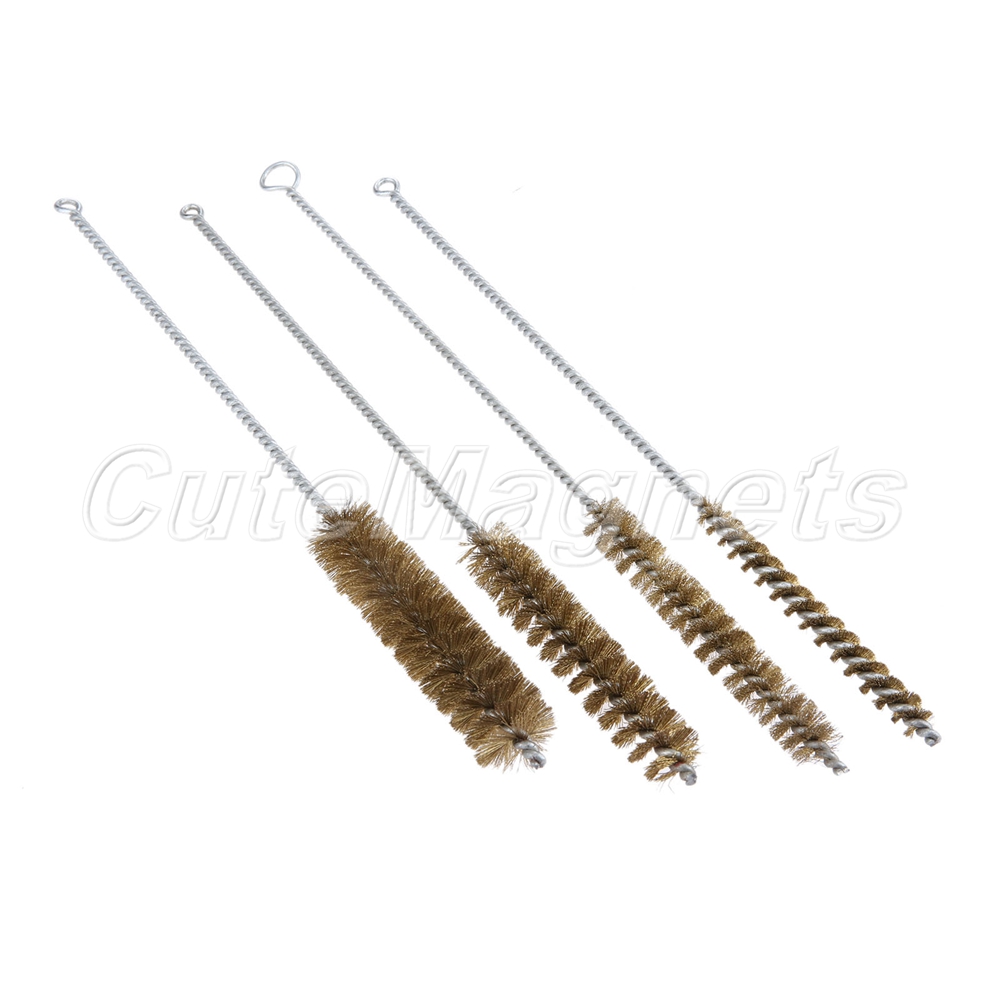 Copper Wire Brush Cleaning Metal Remove Rust Dust Polishing Pipes Tube