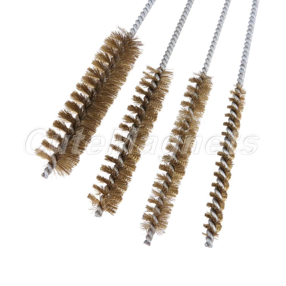 Copper Wire Brush Cleaning Metal Remove Rust Dust Polishing Pipes Tube