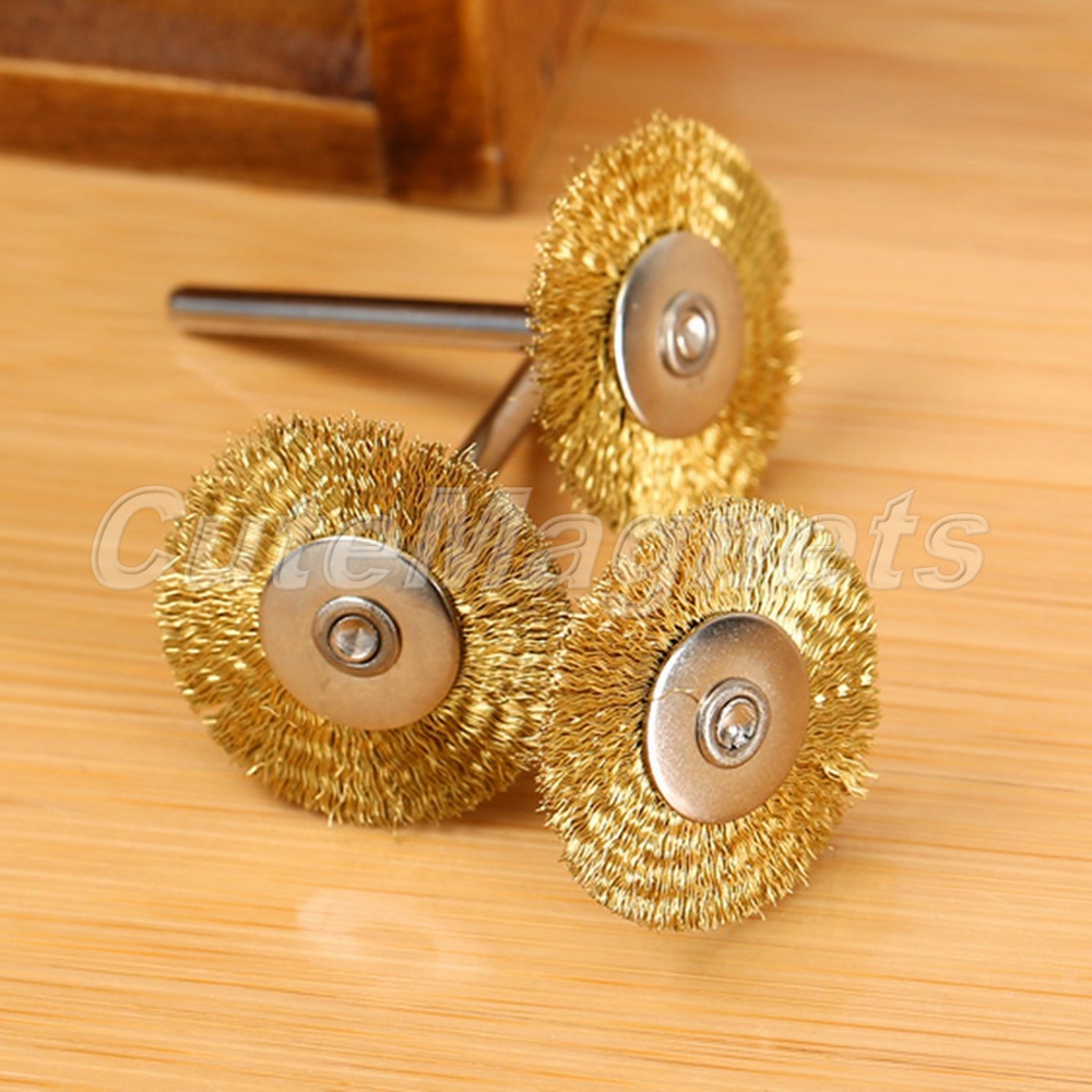 20Pcs Brass Wire Wheel 25mm Brushes for Polishing Grinding Power Rotary Tools 602815795647 eBay
