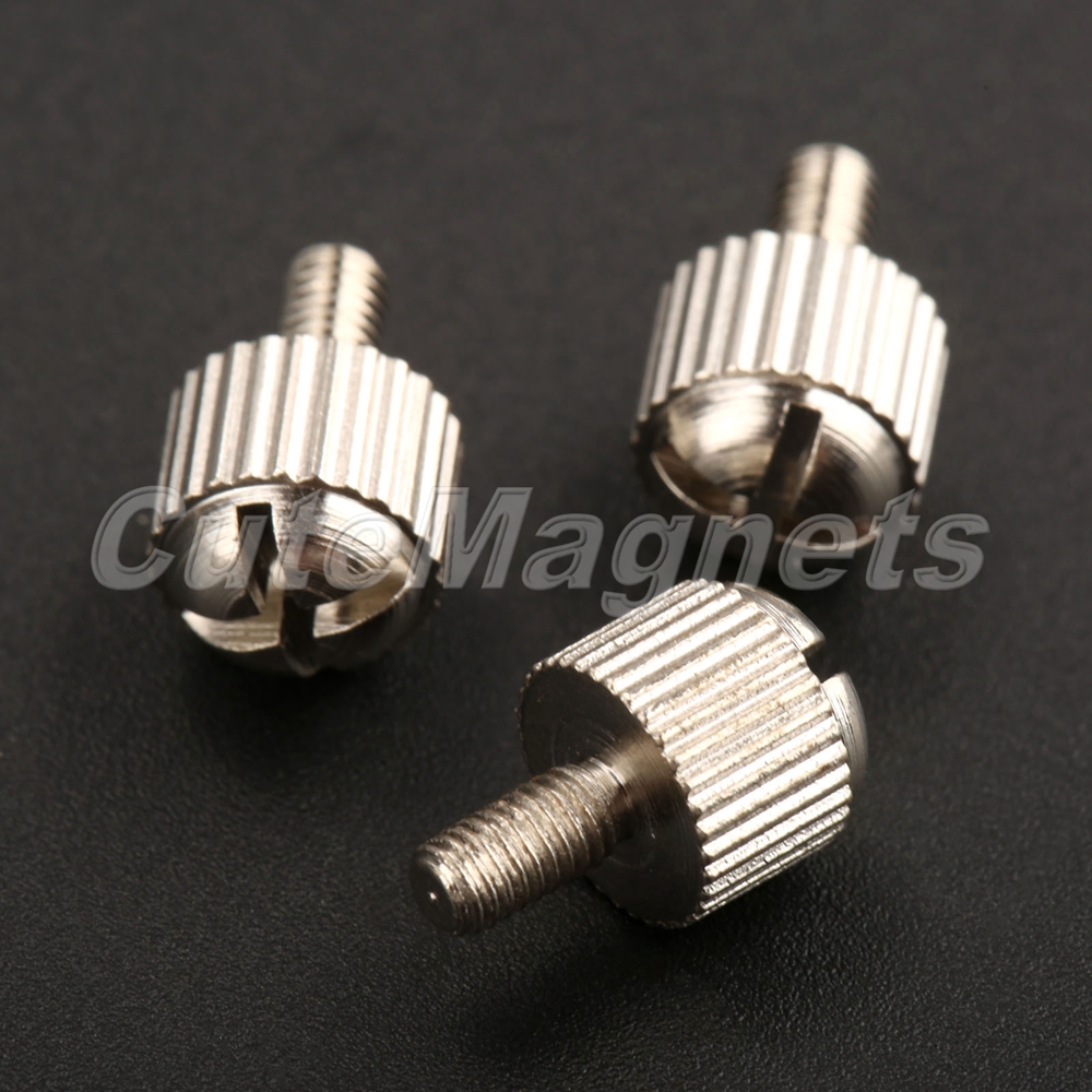 Machines Parts M3 Thumb Screw Metric Thread 3mm Knurled Head Screws 6-12mm 10Pcs 