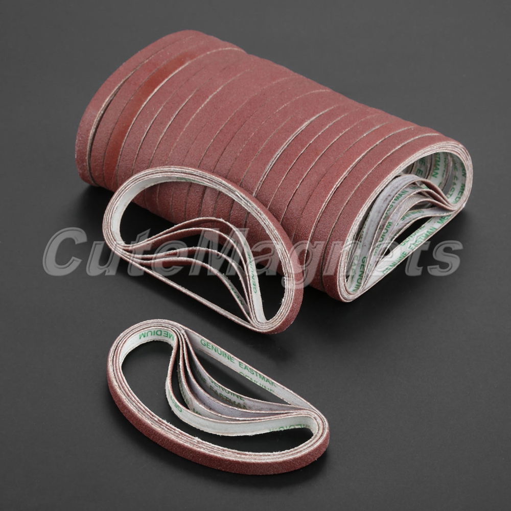 20Pcs Abrasive Belts For EASTMAN Medium Sand Cutting Machine