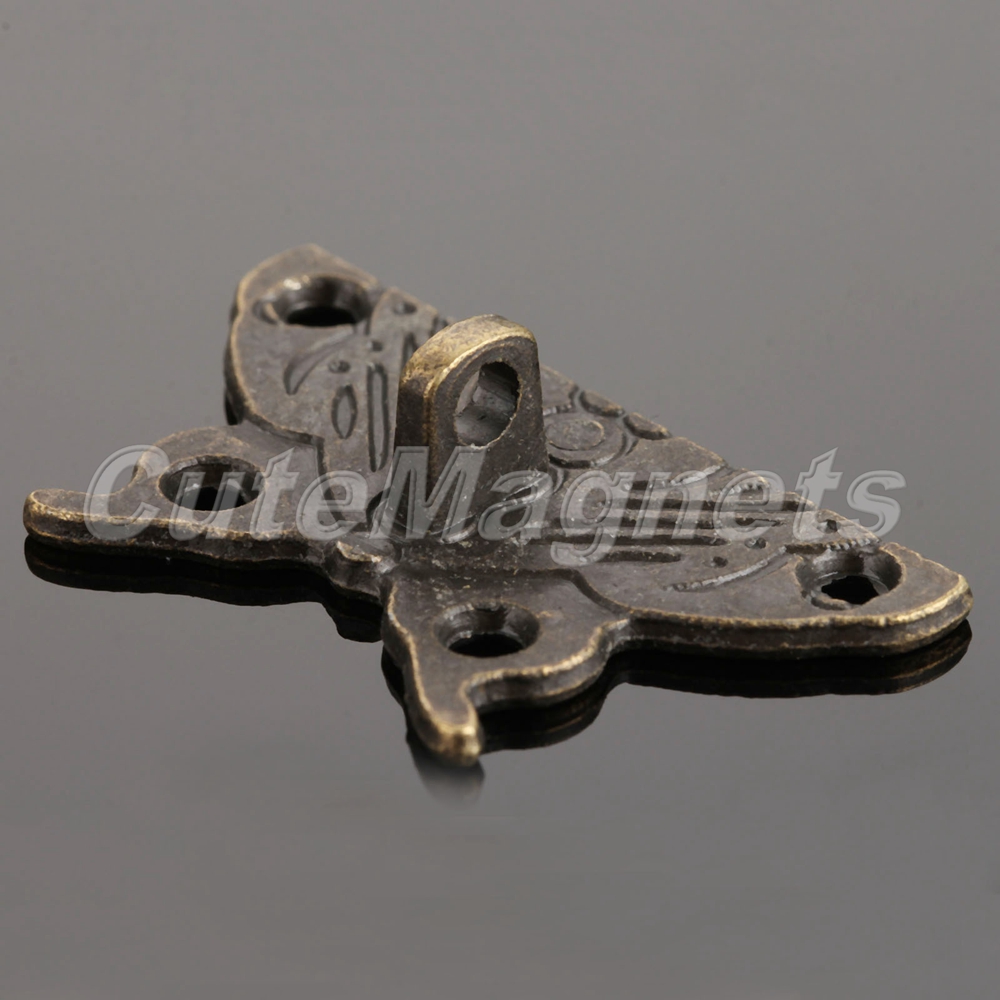 Antique Bronze Butterfly Jewelry Box Clasp Hasp Cupboard Drawer Latches 600231250177 eBay