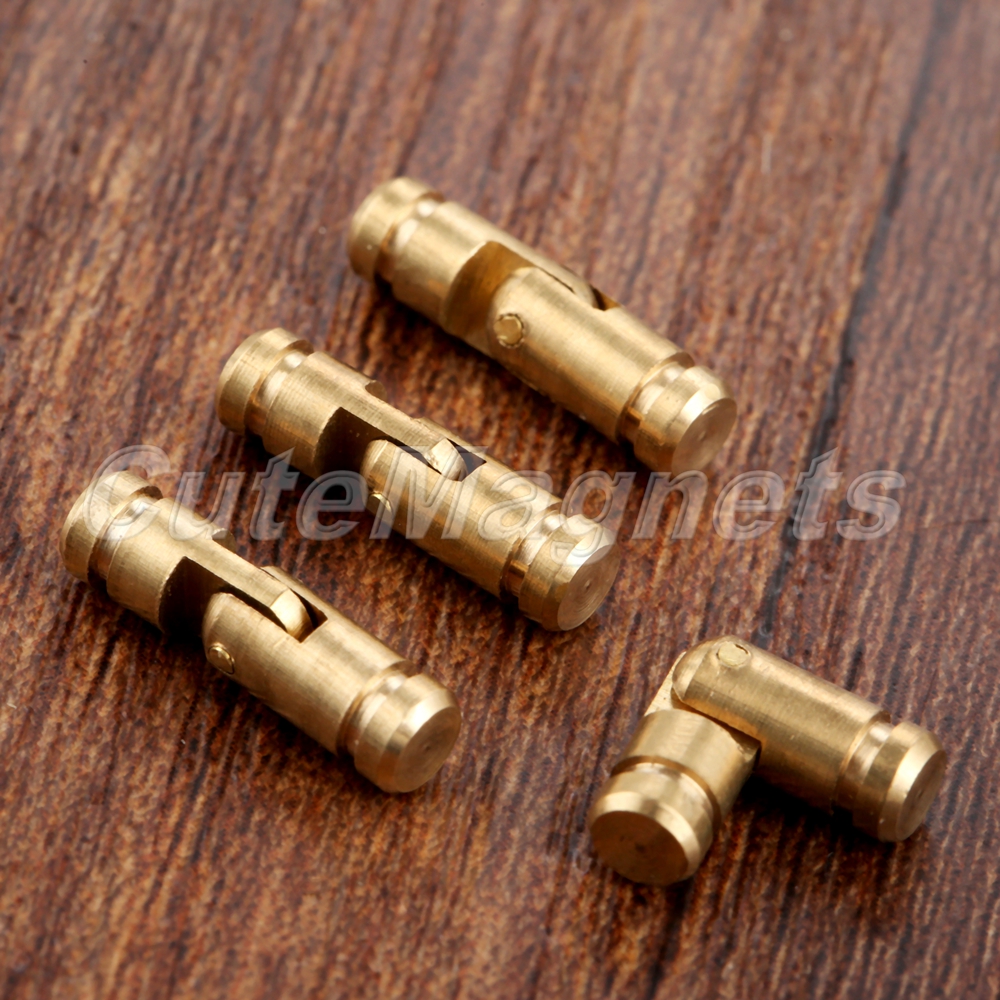 Antique Brass Hidden Concealed Invisible Jewelry Box Hinges Barrel