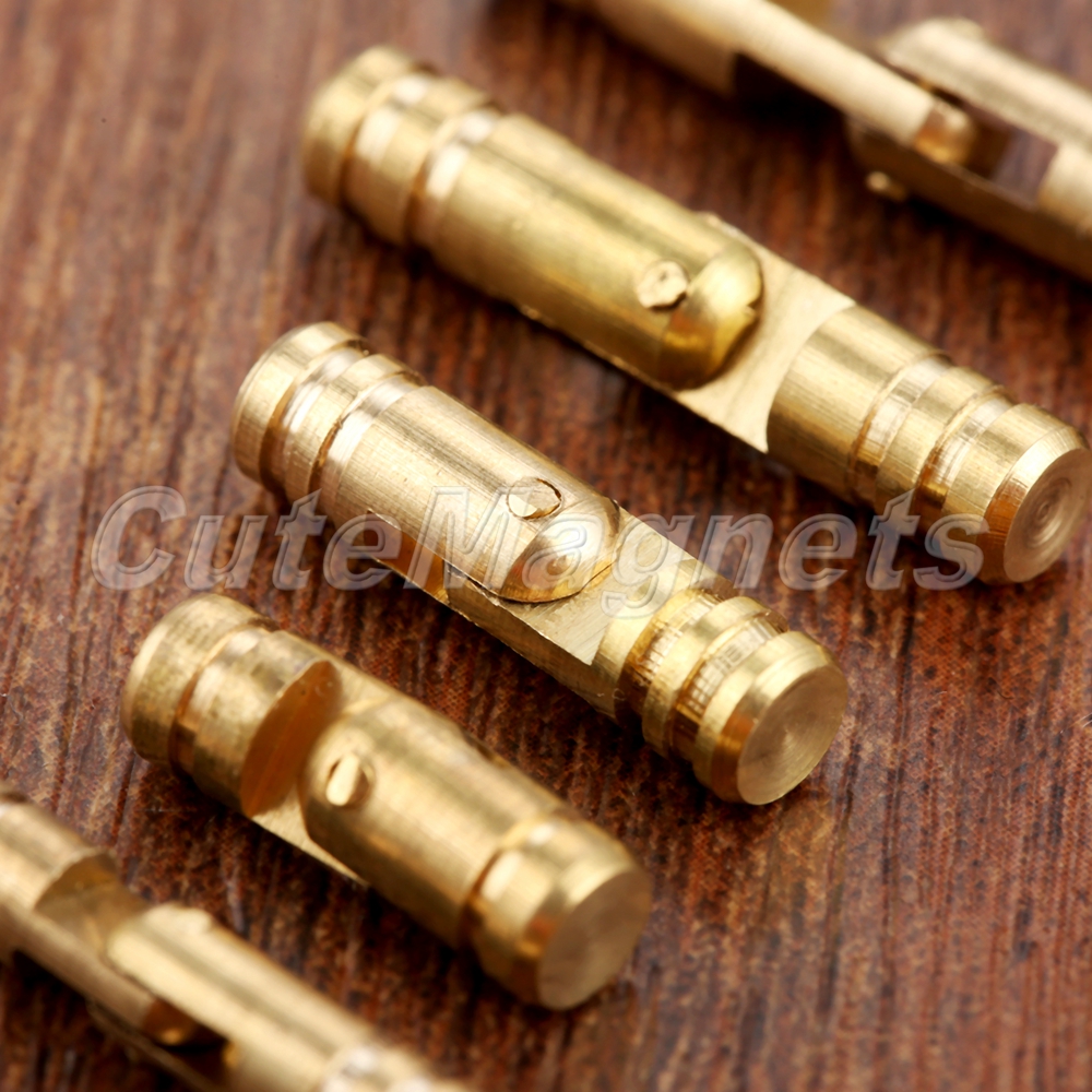 Antique Brass Hidden Concealed Invisible Jewelry Box Hinges Barrel