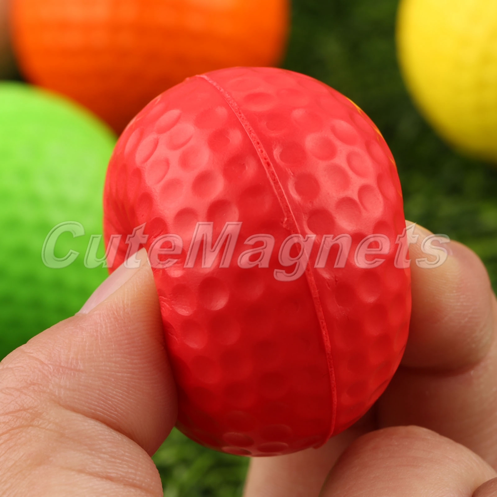 20Pcs PU Foam Elastic Sponge Golf Balls Indoor Outdoor Practicing High