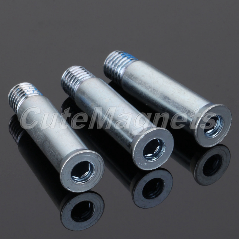 8pcs/Set Steel Roller Skate Shoes Bolts 35/ 38mm Single Face Spikes Nail Screws